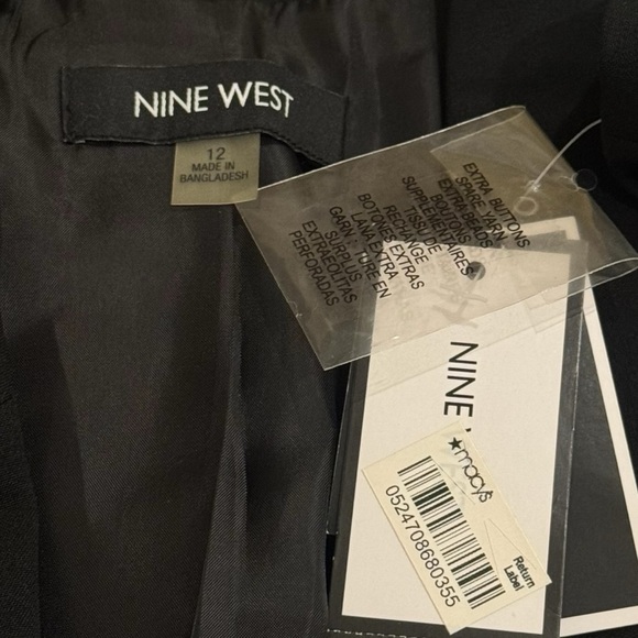 NEW Nine West Black Blazer Careerwear Office Siren Chic Capsule Size 12‎ - Picture 6 of 9